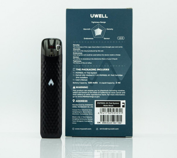 Uwell Popreel N1 Pod System Kit Багаторазова POD система