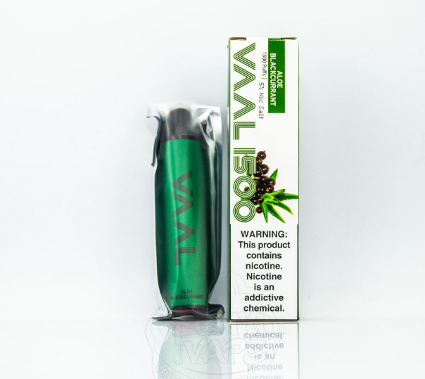 VAAL 1500 Aloe Blackcurrant (Алое з чорною смородиною) Одноразовий POD