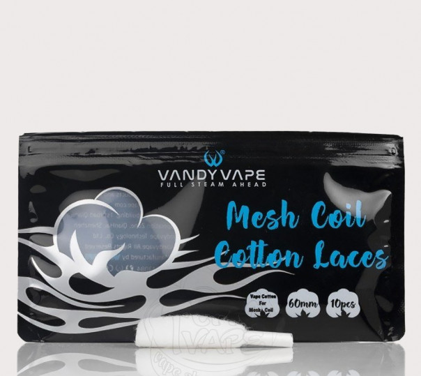 Вата для вейпів Vandy Vape M Coil Cotton Laces (10 штук)