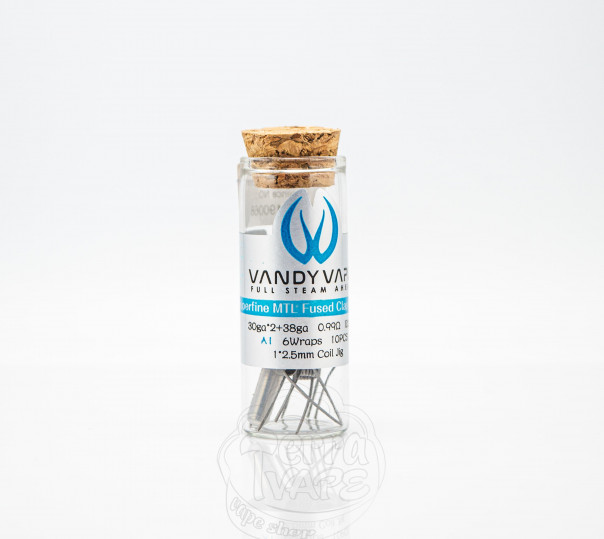 Спирали для вейпа Vandy Vape Superfine MTL Fused Clapton Coil 10 штук