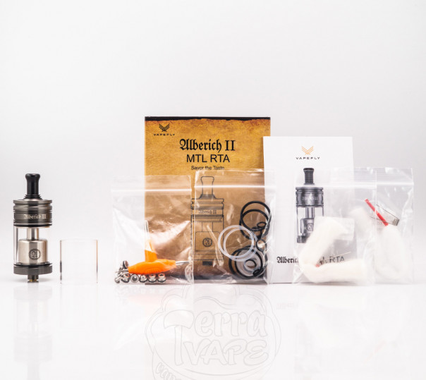 Vapefly Alberich 2 (II) MTL RTA 4ml Обслуговуваний бак