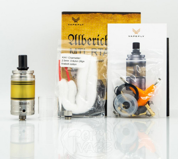 Vapefly Alberich MTL RTA Обслуговуваний бак