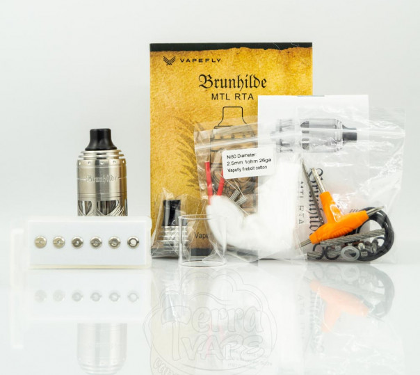 Vapefly Brunhilde MTL RTA Обслуговуваний бак