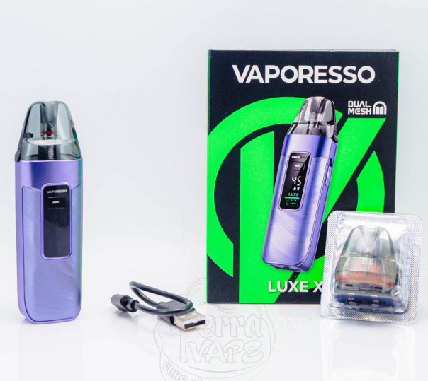 Vaporesso Luxe X3 Pod Mod Kit 2600mAh Багаторазова POD система Vaporesso Luxe X3 Pod Mod Kit 2600mAh Багаторазова POD система