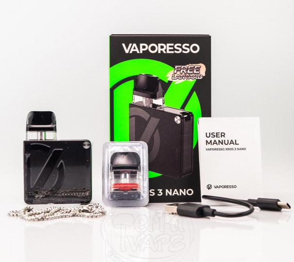 Vaporesso Xros 3 Nano Pod Kit 1000mAh Многоразовая POD система