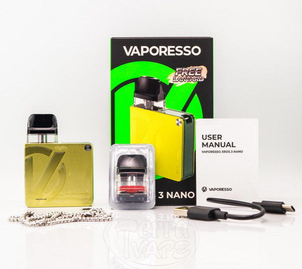 Vaporesso Xros 3 Nano Pod Kit 1000mAh Многоразовая POD система