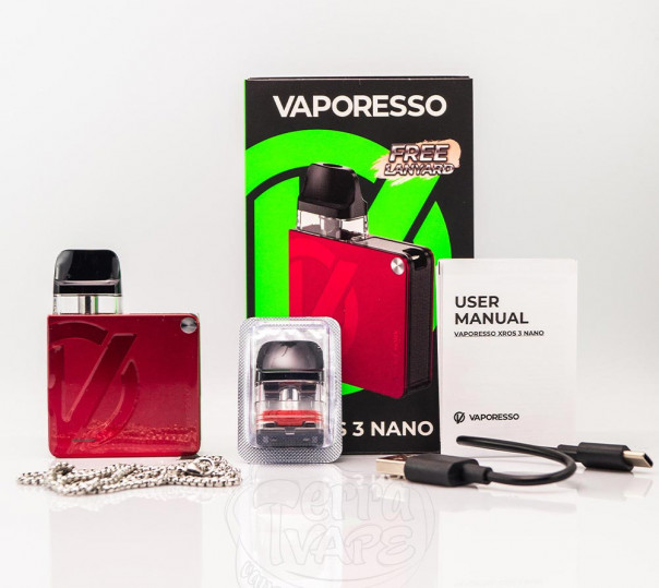 Vaporesso Xros 3 Nano Pod Kit 1000mAh Многоразовая POD система