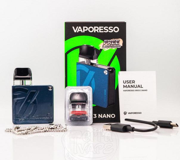 Vaporesso Xros 3 Nano Pod Kit 1000mAh Многоразовая POD система