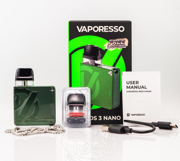 Vaporesso Xros 3 Nano Pod Kit 1000mAh Многоразовая POD система