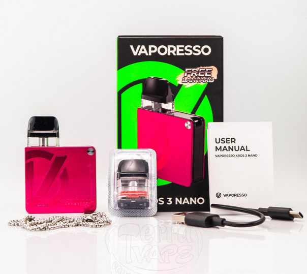 Vaporesso Xros 3 Nano Pod Kit 1000mAh Многоразовая POD система