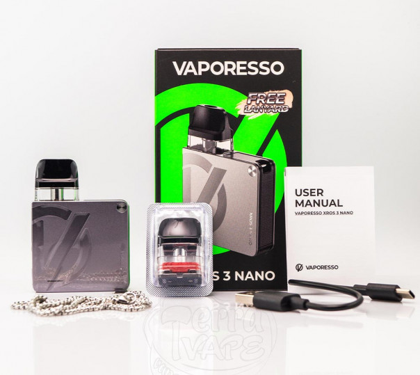 Vaporesso Xros 3 Nano Pod Kit 1000mAh Многоразовая POD система