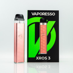 Vaporesso XROS 3 Pod System Kit Peach Pink