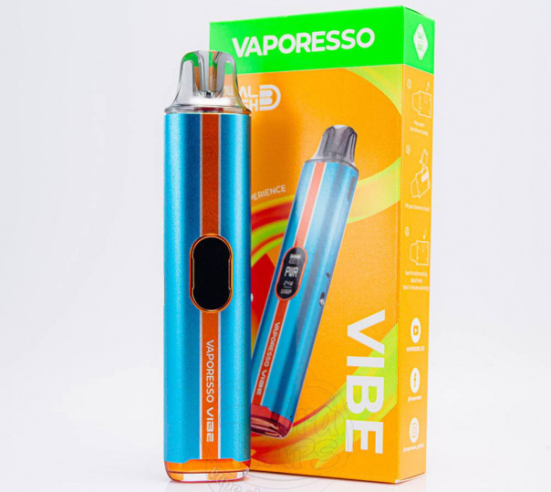 Vaporesso Vibe Pod System Kit 1100mAh Turbo Blue Многоразовая POD система