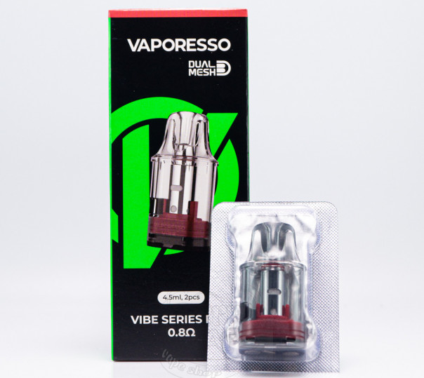 Картридж Vaporesso Vibe Cartridge для багаторазової POD системи Vibe, VibeSE, Vibe Nano, Vibe Nano Pro 4.5ml 0.8Ом