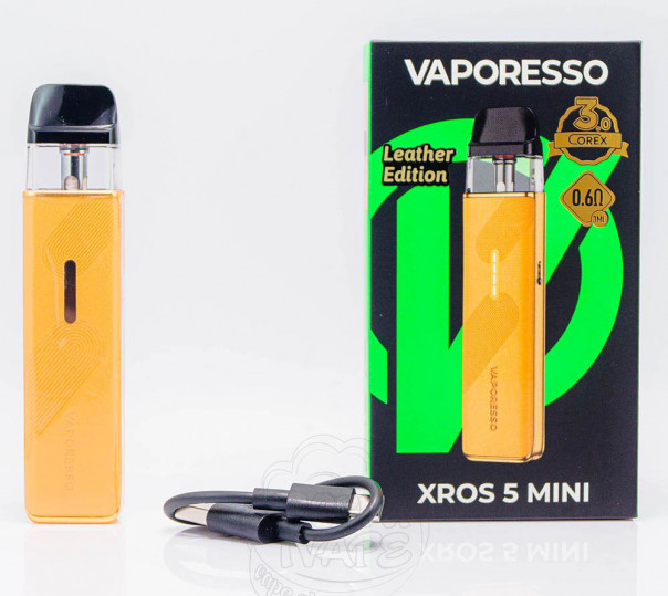 Vaporesso XROS 5 Mini Pod Kit 1500mAh Mist White (Leather Edition) Многоразовая POD система