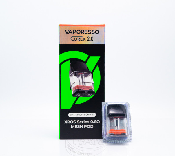 Картридж Vaporesso XROS Series (Corex 2.0) для багаторазової POD системи Xros, Mini, Nano, 3, 3 Mini, 3 Nano, 2, Pro, Cube, 4, 4 Mini 2ml/3ml