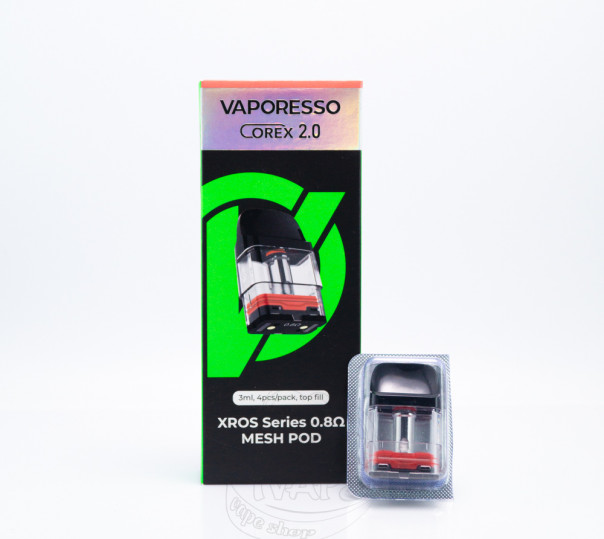 Картридж Vaporesso XROS Series (Corex 2.0) для багаторазової POD системи Xros, Mini, Nano, 3, 3 Mini, 3 Nano, 2, Pro, Cube, 4, 4 Mini 2ml/3ml