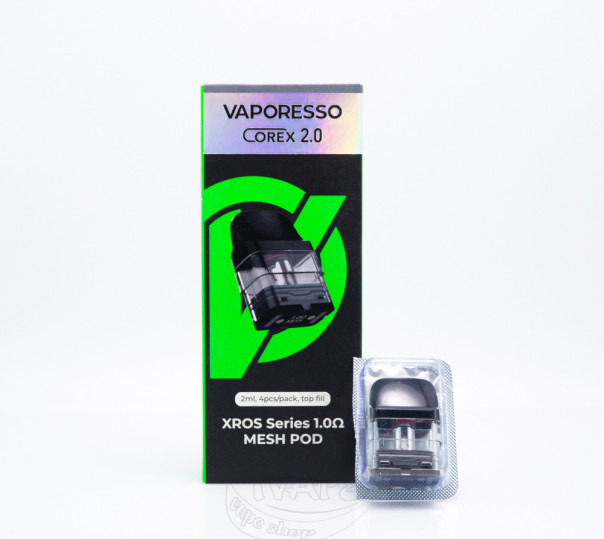 Картридж Vaporesso XROS Series (Corex 2.0) для многоразовой POD системы Xros, Mini, Nano, 3, 3 Mini, 3 Nano, 2, Pro, Cube, 4, 4 Mini 2ml/3ml