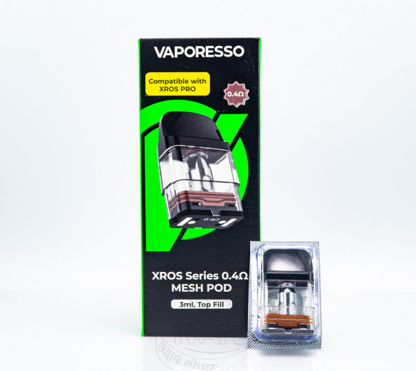 Картридж Vaporesso XROS Series (Corex 2.0) для многоразовой POD системы Xros, Mini, Nano, 3, 3 Mini, 3 Nano, 2, Pro, Cube, 4, 4 Mini 2ml/3ml