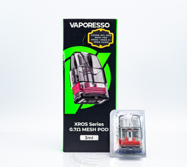 Картридж Vaporesso XROS Series (Corex 2.0) для багаторазової POD системи Xros, Mini, Nano, 3, 3 Mini, 3 Nano, 2, Pro, Cube, 4, 4 Mini 2ml/3ml