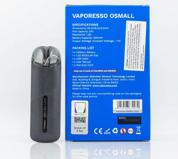 Vaporesso Osmall Pod Kit 350mAh Многоразовая POD система