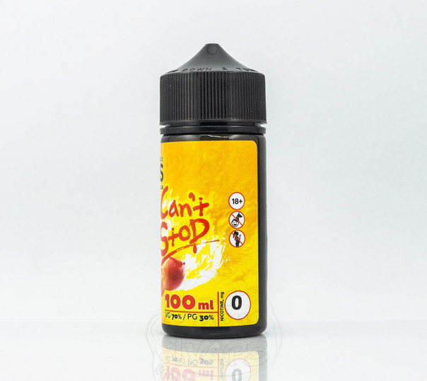 Рідина Vegas Max Organic Can't Stop 100ml 1.5mg на органічному нікотині зі смаком тропічних фруктів