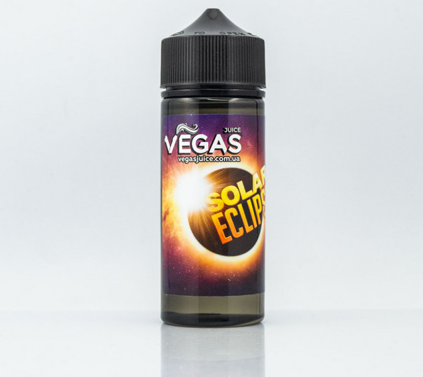 Рідина Vegas Max Organic Solar Eclipse 100ml 0mg без нікотину зі смаком апельсина з холодком