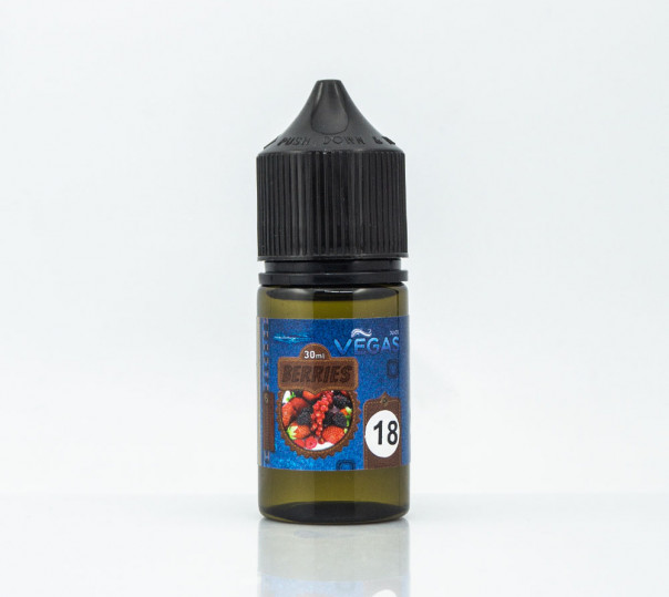 Рідина Vegas Pod System Organic Berries 30ml 18mg на органічному нікотині зі смаком ягід