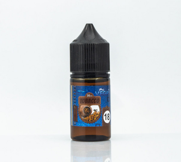 Рідина Vegas Pod System Organic Tobacco 30ml 12mg на органічному нікотині зі смаком тютюну