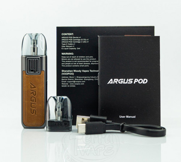 VooPoo Argus Pod Kit 20W 800mAh Многоразовая POD система