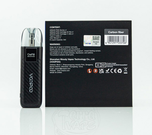 VooPoo Argus Pod Kit 20W 800mAh Многоразовая POD система