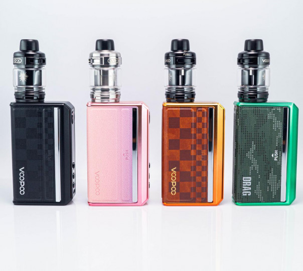 Voopoo Drag 5 177W Box Mod Kit з баком Uforce-X Tank Atomizer 5.5ml Стартовий набір