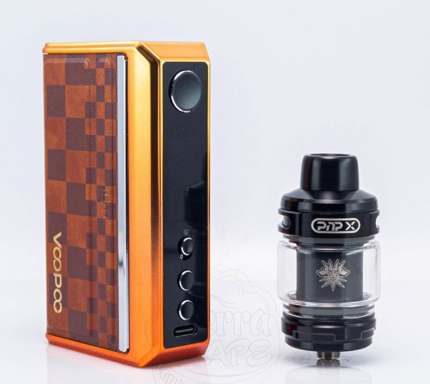 Voopoo Drag 5 177W Box Mod Kit з баком Uforce-X Tank Atomizer 5.5ml Стартовий набір