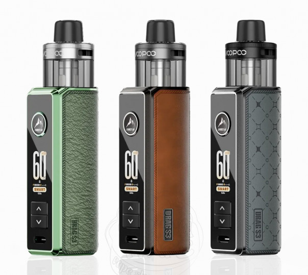 Voopoo Drag S3 80W Pod Mod Kit з картриджем PnP X DTL Pod 5ml Електронна сигарета POD MOD