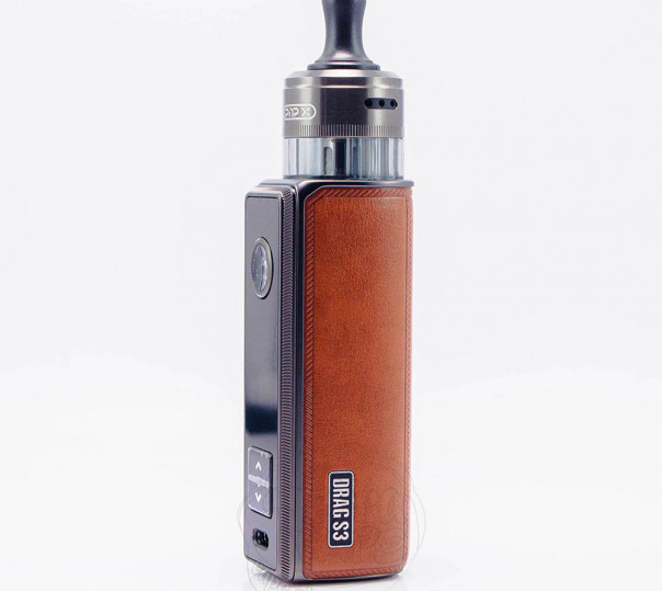 Voopoo Drag S3 60W Pod Mod Kit 3000mAh Brown з картриджем PnP X MTL Pod 5ml Електронна сигарета POD MOD