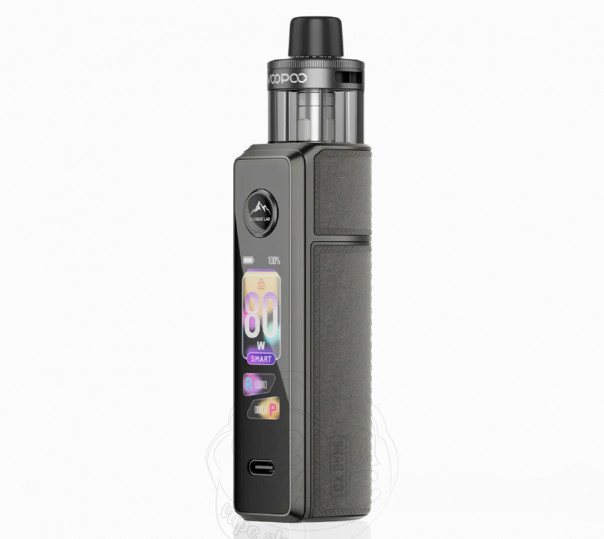 Voopoo Drag X3 80W Pod Mod Kit Gray Metal с картриджем PnP X DTL Pod 5ml Электронная сигарета POD MOD