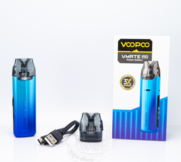 Voopoo Vmate Pro Power Edition Pod Kit 900mAh Neon Многоразовая POD система