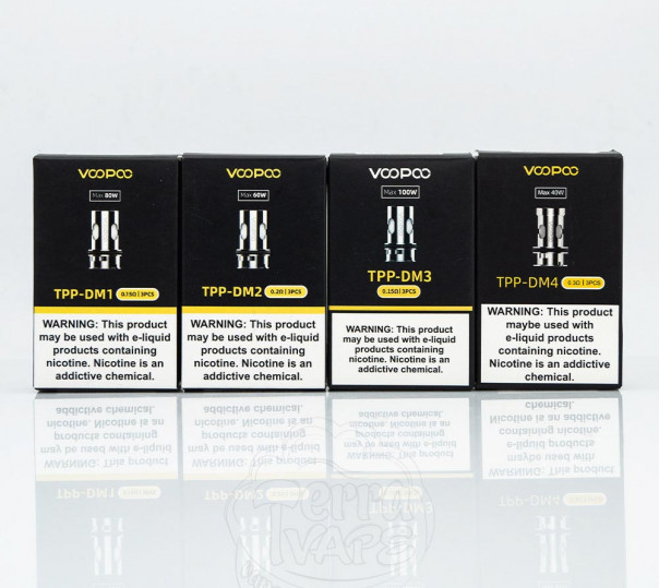 Испаритель VooPoo TPP для Drag 3 Kit, Drag X Plus Kit, Drag X Pro Kit, Drag S Pro Kit, Argus XT, Argus MT Kit