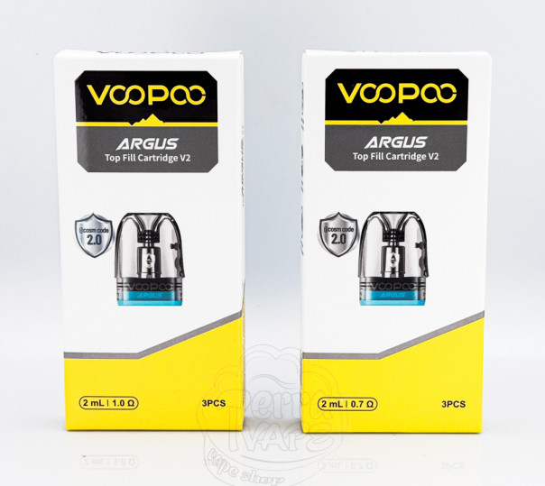Картридж VooPoo Argus Top Fill / v2 Pod Cartridge для многоразовой POD системы VooPoo Argus Pod / P1 / G / Z / P1s / P2 / G2 / G2 Mini / G3 / Pod SE 2ml/3ml