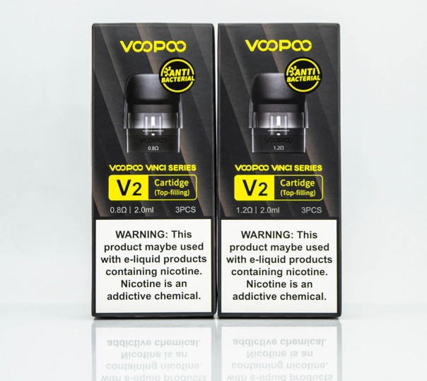 Картридж VooPoo Vinci V2 Pod Cartridge для многоразовой POD системы Vinci Pod Kit / Drag Nano 2 / Vinci Q Kit / Vinci Pod SE Kit 2ml