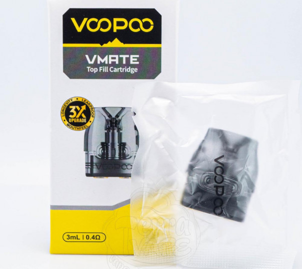 Картридж Vmate v2/v3 для многоразовой POD системы Voopoo VMate, Max, Pro, E, Infinity, PRO Power Edition, i2, V.Thru Pro Kit 3ml