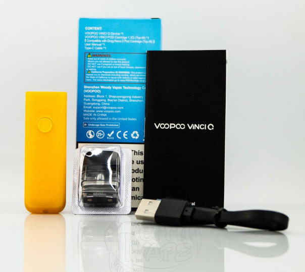 VooPoo Vinci Q Pod Kit 900mAh Багаторазова POD система