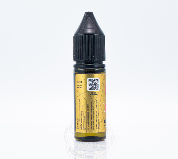 Жидкость Wes Gold Line Salt #3 Strawberry Lemonade 15ml 25mg на солевом никотине со вкусом клубничного лимонада