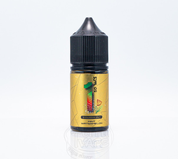 Жидкость Wes Gold Line Salt #1 Mint Watermelon 30ml 50mg на солевом никотине со вкусом арбуза с мятой