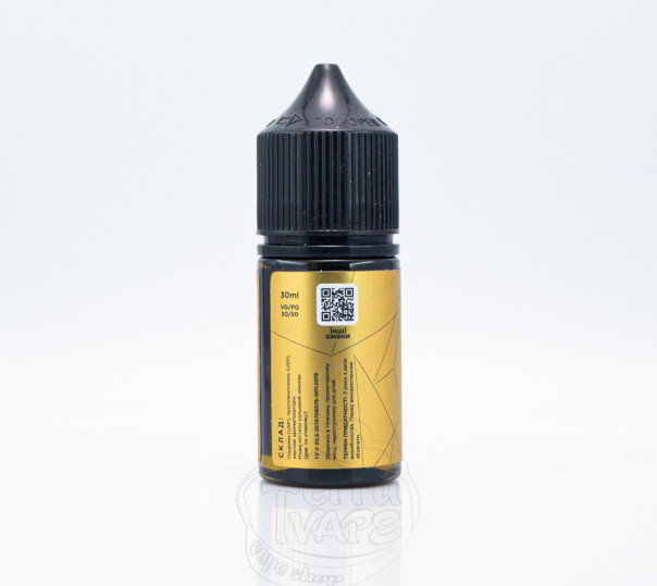 Рідина Wes Gold Line Salt #3 Strawberry Lemonade 30ml 25mg на сольовому нікотині зі смаком полуничного лимонаду