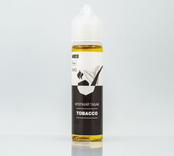 Жидкость WES The First Organic #5 Tobacco 60ml 1mg на органическом никотине со вкусом табачки