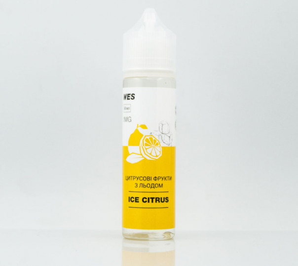 Жидкость WES The First Organic #7 Ice Citrus 60ml 0mg без никотина со вкусом цитрусовых с холодком