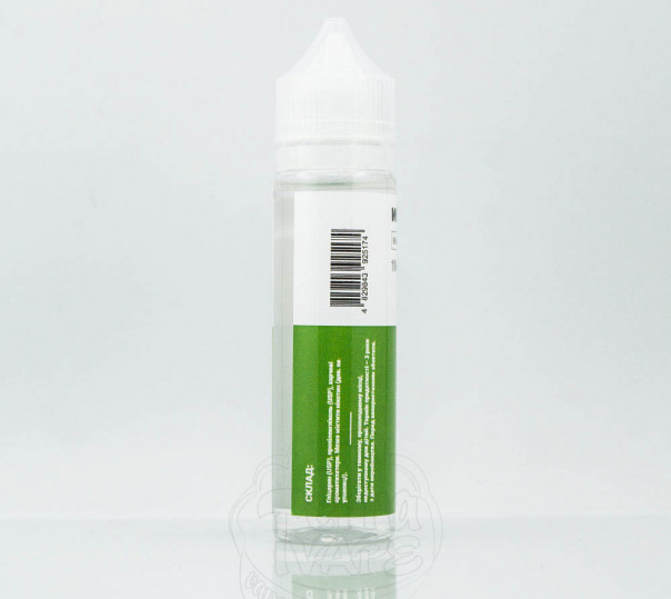 Жидкость WES The First Organic #8 Ice Apple 60ml 1mg на органическом никотине со вкусом яблока с холодком