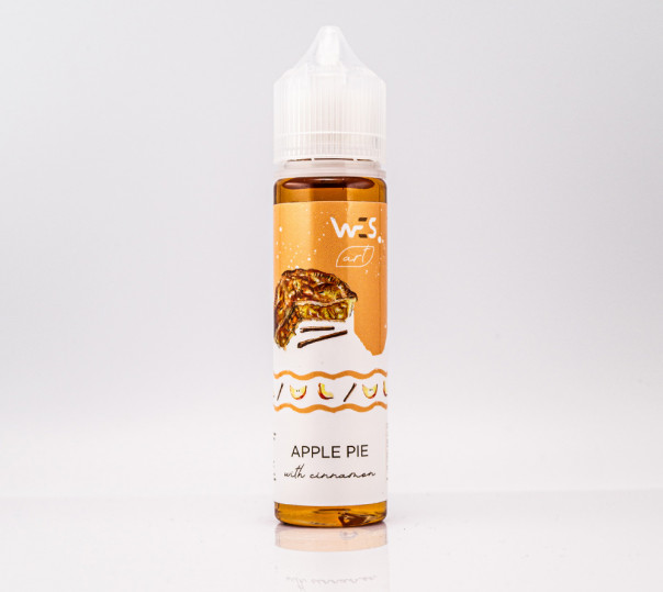 Рідина Wes Art Organic Apple Pie 60ml 3mg на органічному нікотині зі смаком яблучного пиріга