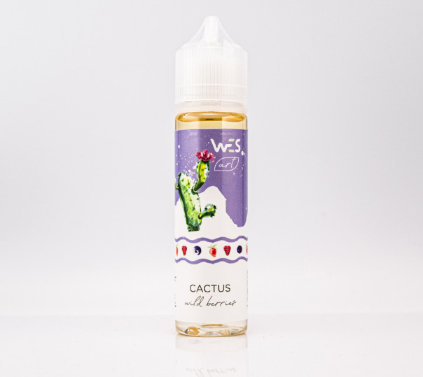 Рідина Wes Art Organic Cactus 60ml 1mg на органічному нікотині зі смаком кактуса з ягодами